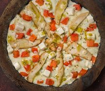 Пицца курочка Песто большая