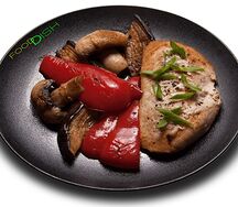 Садж из курицы с овощами