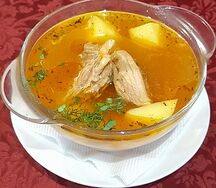 Хашлама из баранины (шурпа)