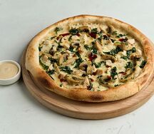 С цыпленком и грибами