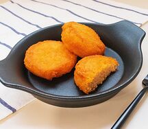 Оладьи из форели