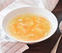 Суп куриный с вермишелью