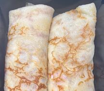 Блинчики с ветчиной и сыром