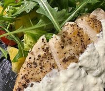 Куриное филе в соусе блю чиз