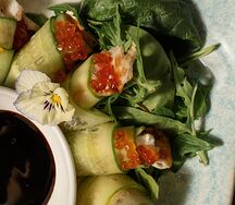 Рулетики с угрем