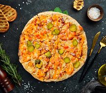 Чизбургер-пицца маленькая