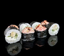 Тёплый ролл запеченный с мидиями