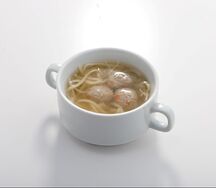 Куриная лапша с фрикадельками