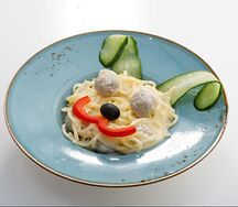 Спагетти с фрикадельками