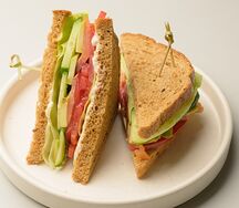 Сэндвич с лососем