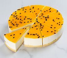 Чизкейк Манго-маракуйя