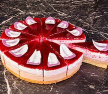 Торт Смородиновый творожный