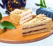 Торт Песочный вишневый