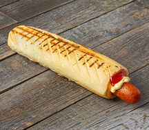 Хот-дог французский с сосиской Биф (говядина)