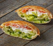 Гриль-сендвич с лососем