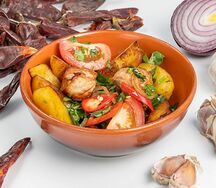 Оджахури с курицей