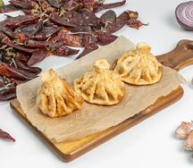 Жареные хинкали с сыром