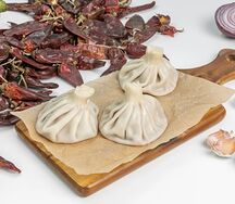 Хинкали с картофелем и грибами