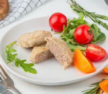 Биточки говяжьи на пару