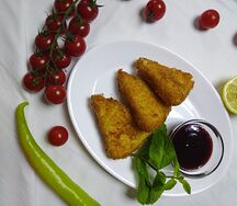 Сыр сулугуни в панировке