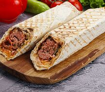 Шаурма-кебаб в обычном лаваше