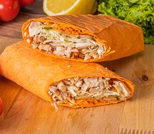 Шаурма с индейкой в сырном лаваше