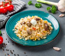 Плов Лазер с белым рисом