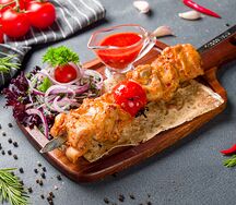 Шашлык из куриного бедра