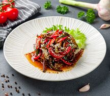 Салат Мясной острый