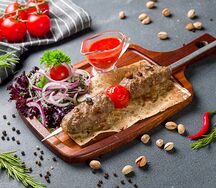 Шашлык с фисташками