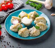 Манты с говядиной