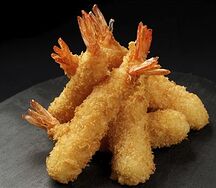 Креветки темпура