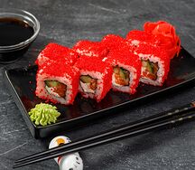 Ролл фирменный Калифорния с лососем