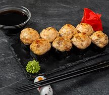 Запечённый с лососем