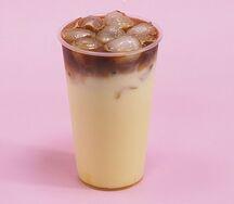 Айс-латте Малина-кокос