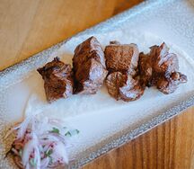 Шашлык из мраморной говядины