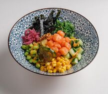 Поке с лососем