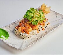 Ролл креветка айоли