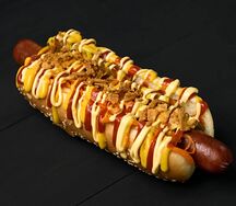 Шеф-дог с куриной колбаской
