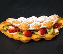 Вафля фруктовая с нутеллой