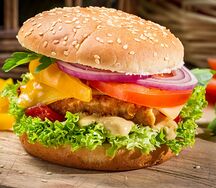 Бургер с курицей