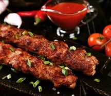 Люля-кебаб из свинины