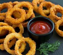 Луковые колечки темпура