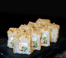 Острый ролл с креветкой