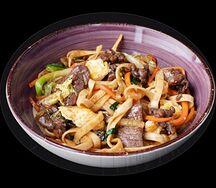 Удон с говядиной