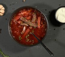 Борщ домашний