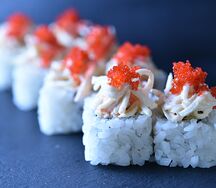 Холодный ролл со снежным крабом