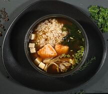 Мисо-суп с лососем