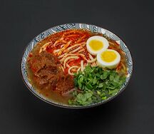 Ламянь с томленой телятиной и пшеничной лапшой