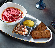 Традиционный борщ с говядиной